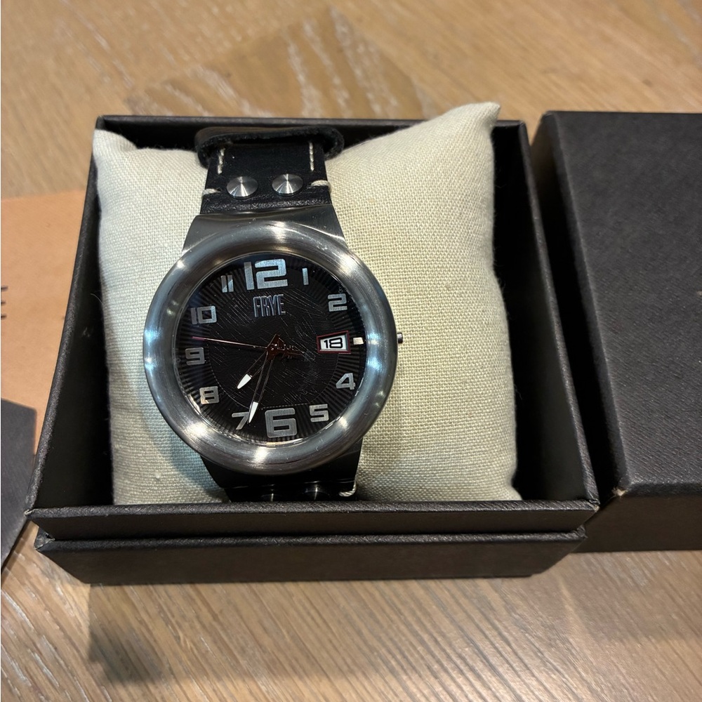 FRYE AND CO. Black and Silver Men's Watch